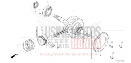 VILEBREQUIN/PISTON C125AN de 2022